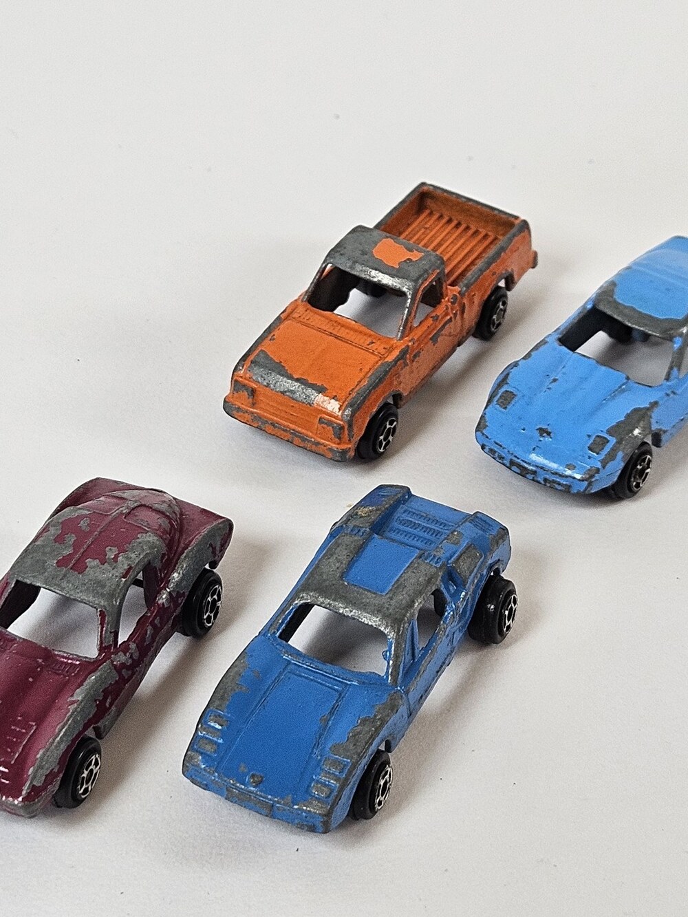 Lot Of 4 TootsieToy Car Corvette Lamborghini Truck Die-cast 1960s Vintage
